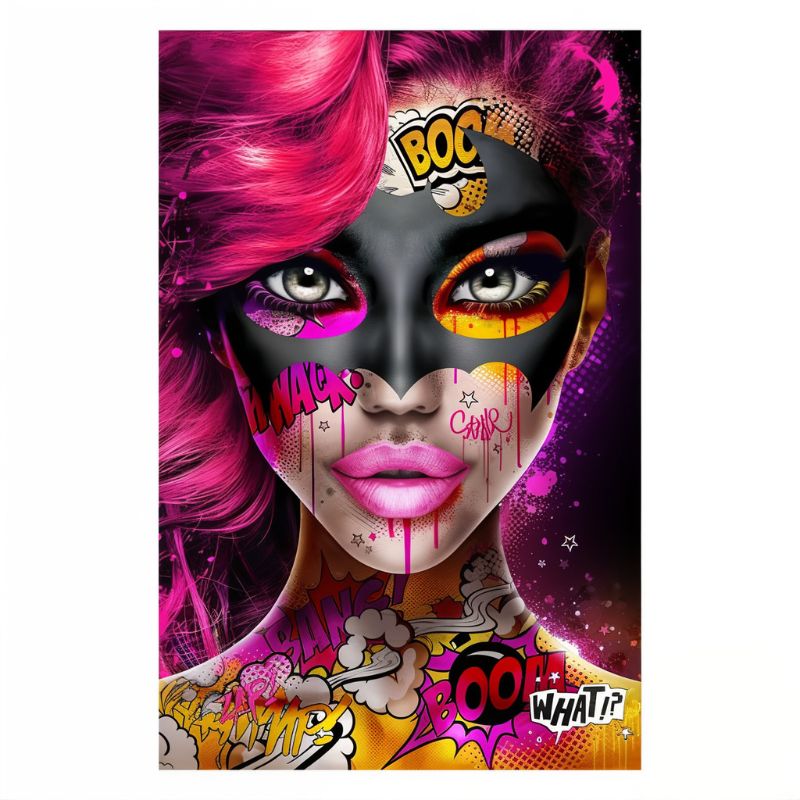 Tableau Visage Street Art