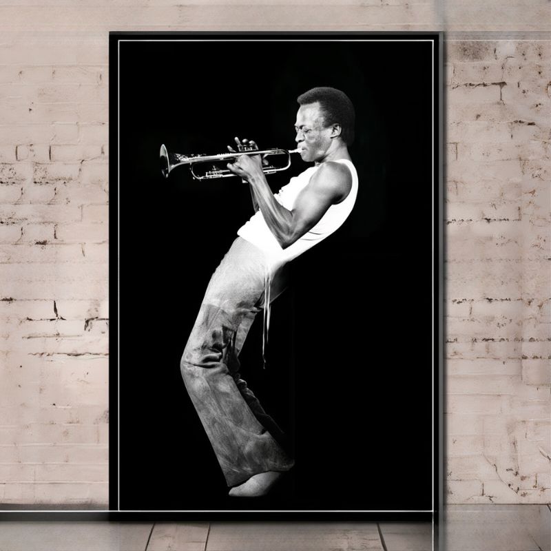 Tableau Jazz Noir et Blanc
