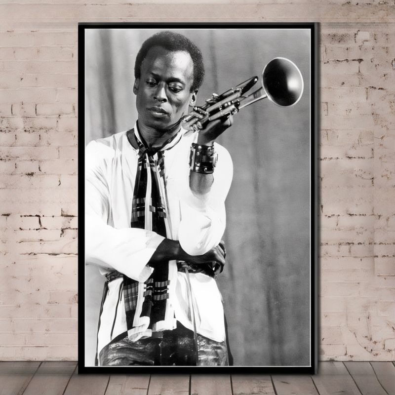 Tableau Jazz Noir et Blanc