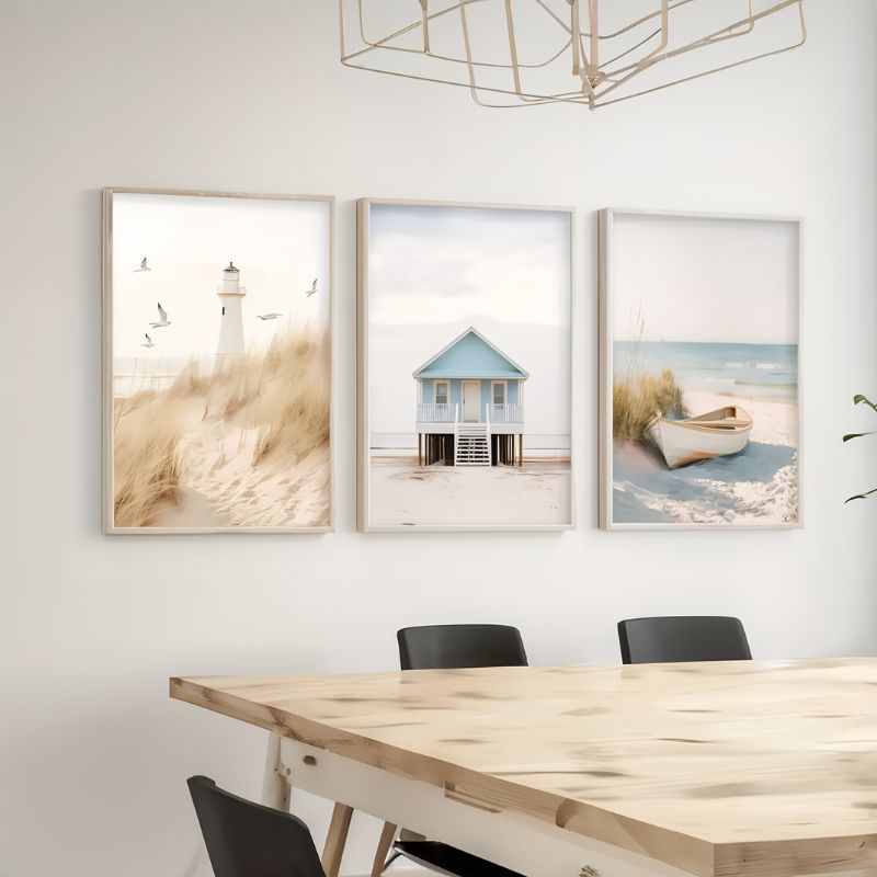 Tableau cabine de plage