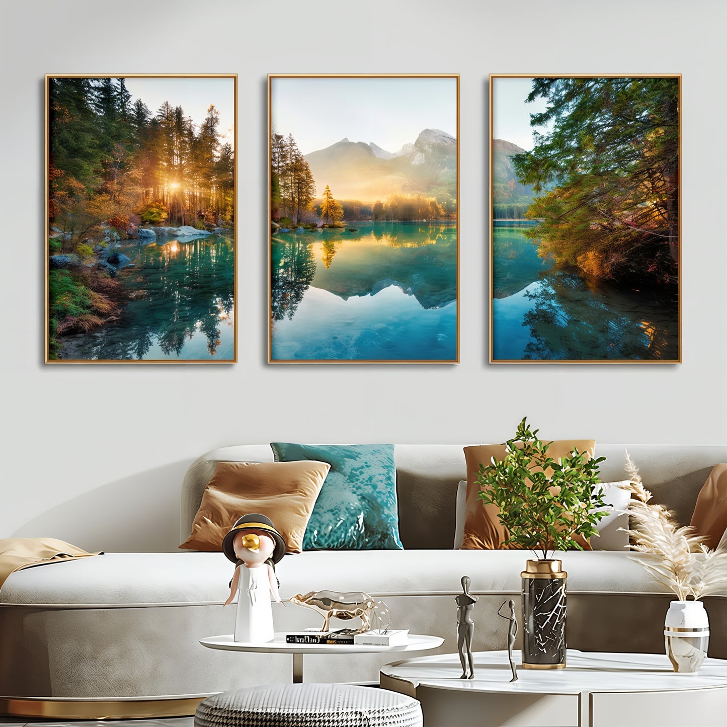 Tableau lac déco