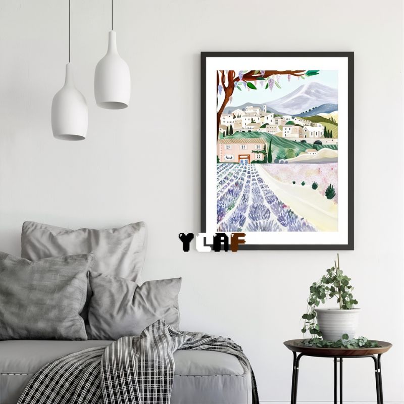 Tableau paysage provence