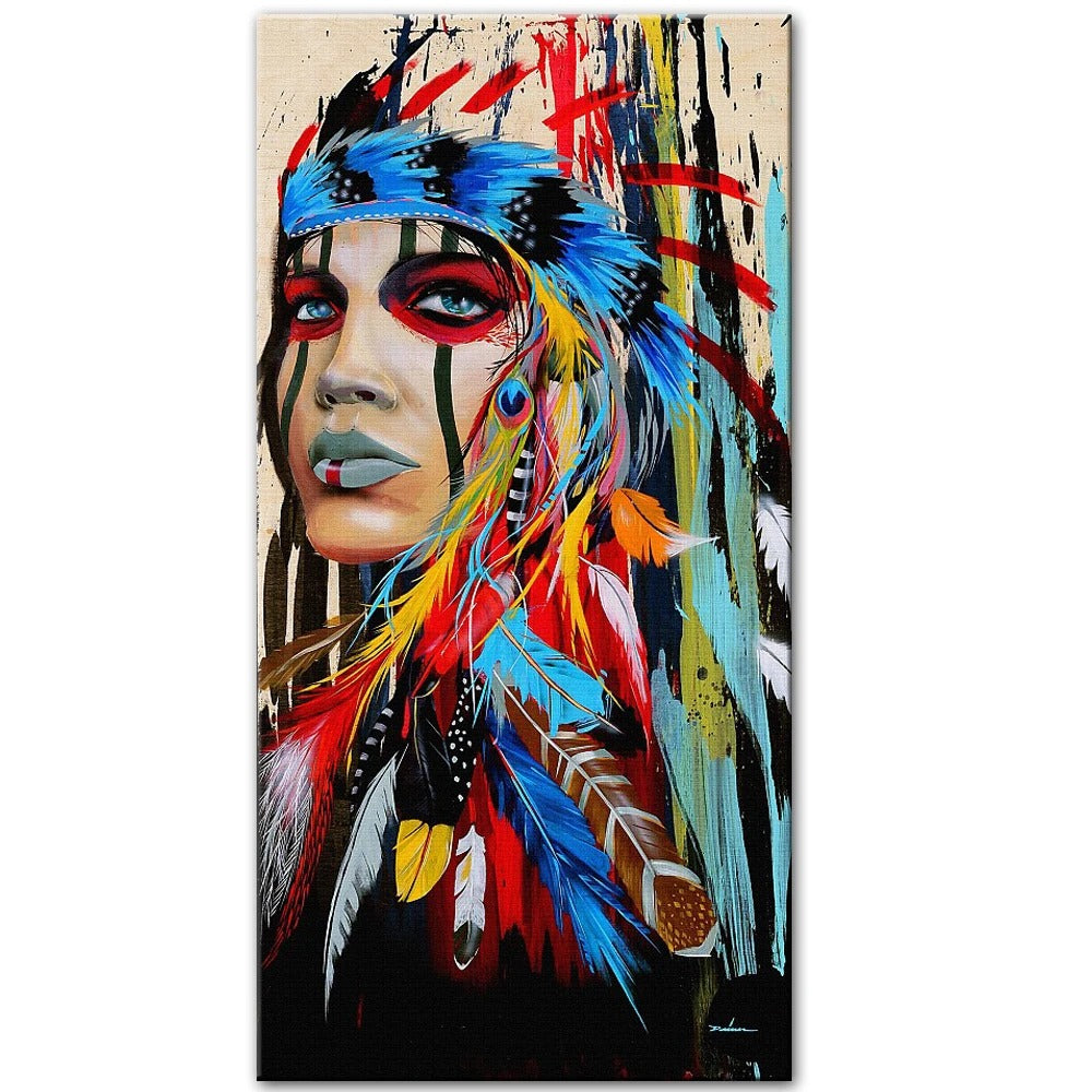 Tableau Pop Art Indien