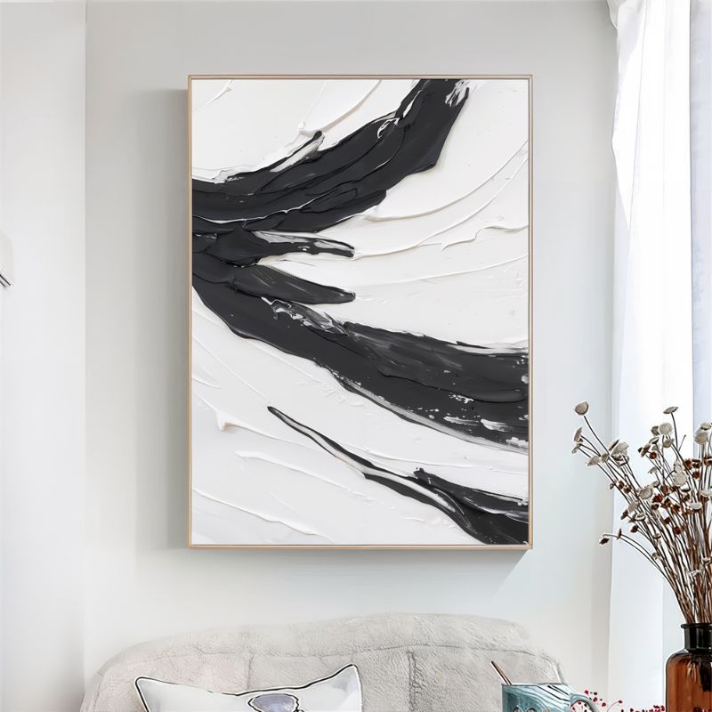 Tableau Effet Noir et Blanc