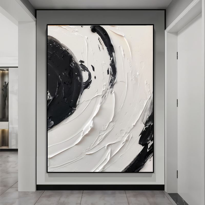 Tableau Effet Noir et Blanc
