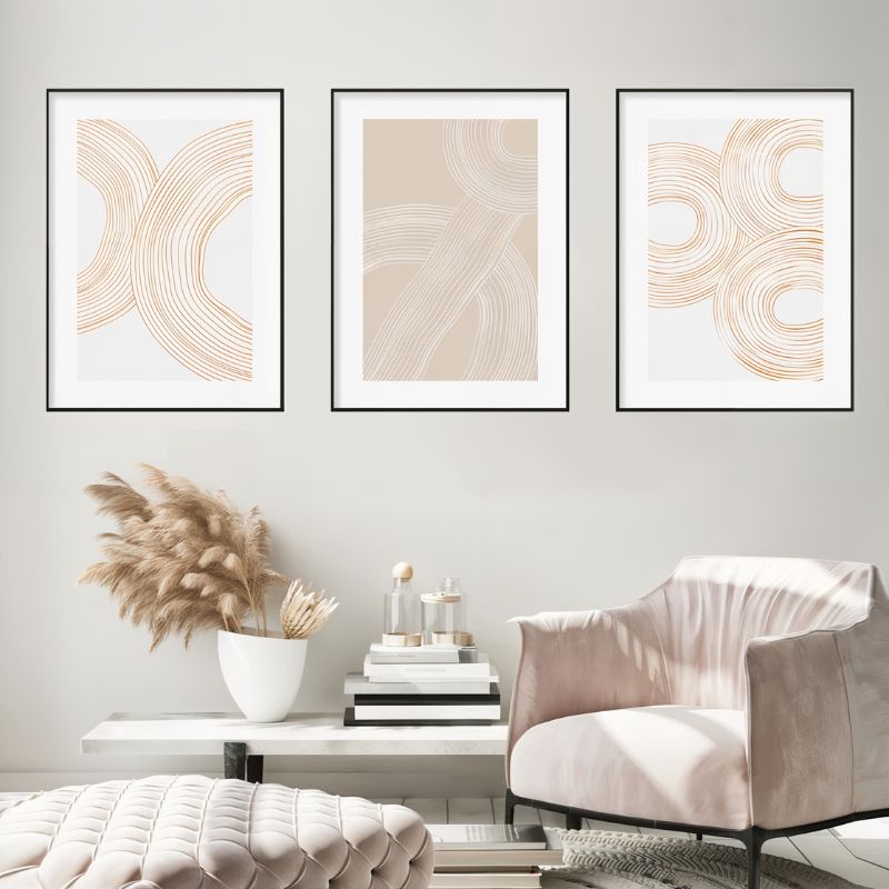 Tableau Minimaliste Beige