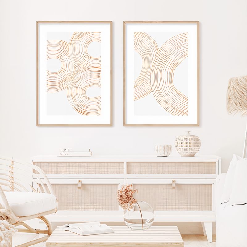 Tableau Minimaliste Beige