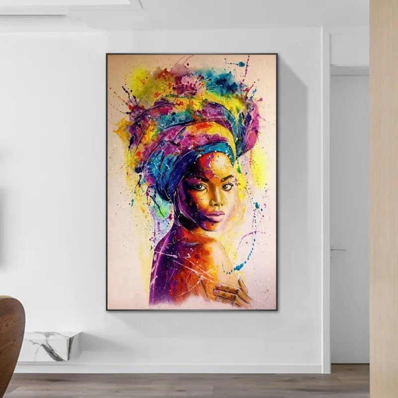 Tableau Street Art Femme