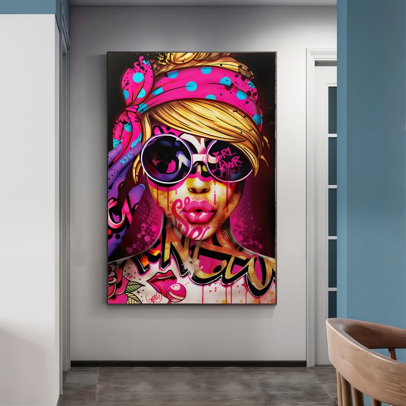 Tableau Pop Art Femme