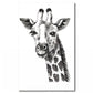 Tableau Girafe Noir et Blanc