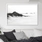 Tableau Montagne Noir et Blanc