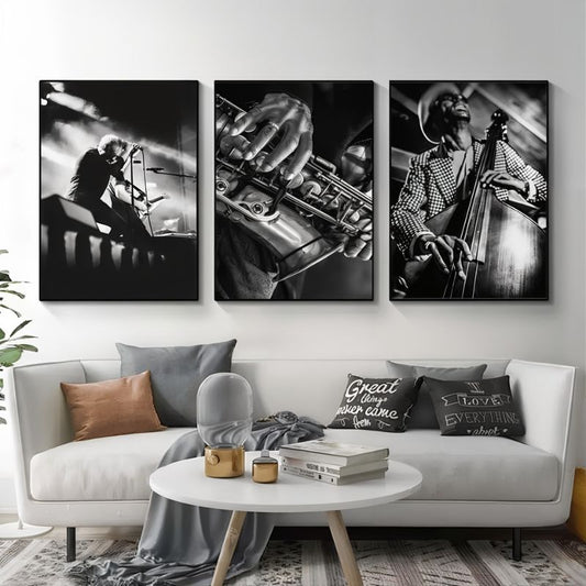 Tableau Musique Noir et Blanc