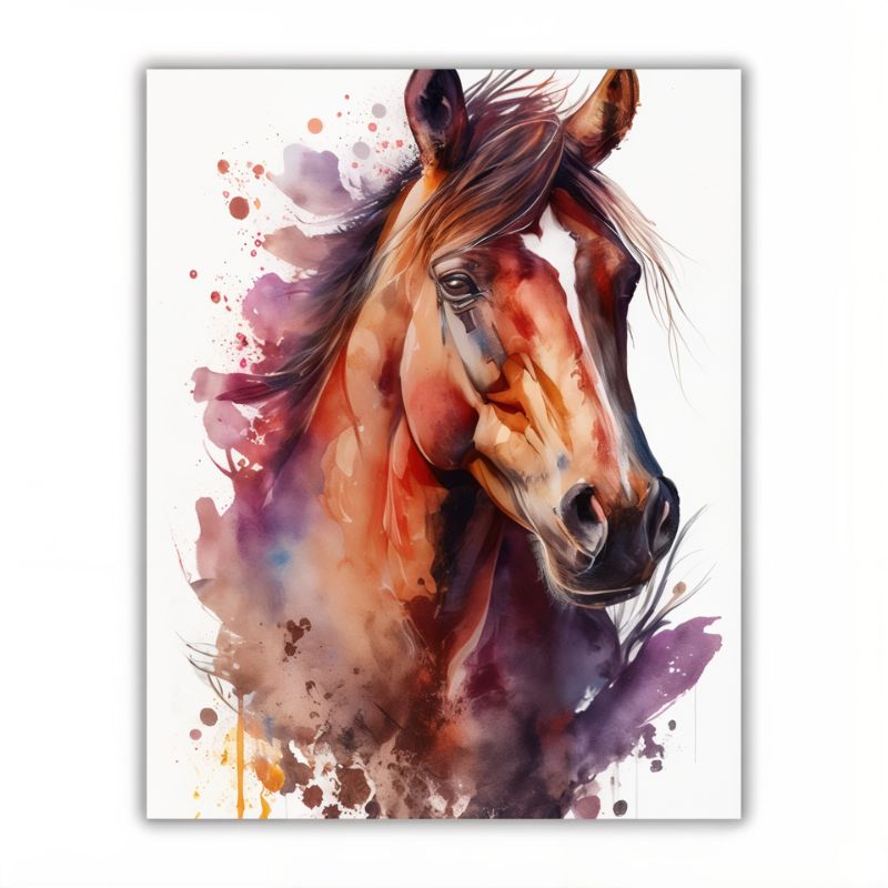Tableau Animaux Colore toile deco