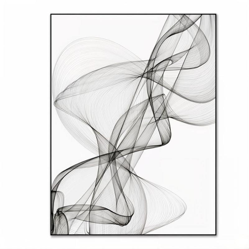 Tableau Minimaliste Noir et Blanc