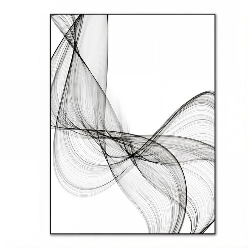 Tableau Minimaliste Noir et Blanc