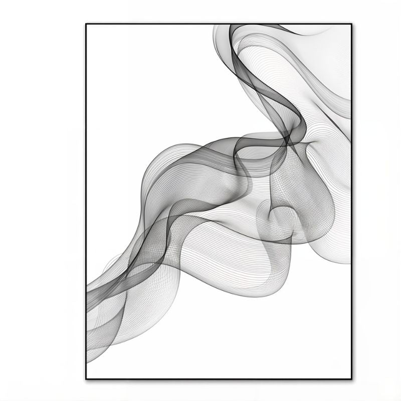 Tableau Minimaliste Noir et Blanc