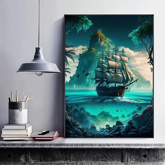 Tableau bateau pirate