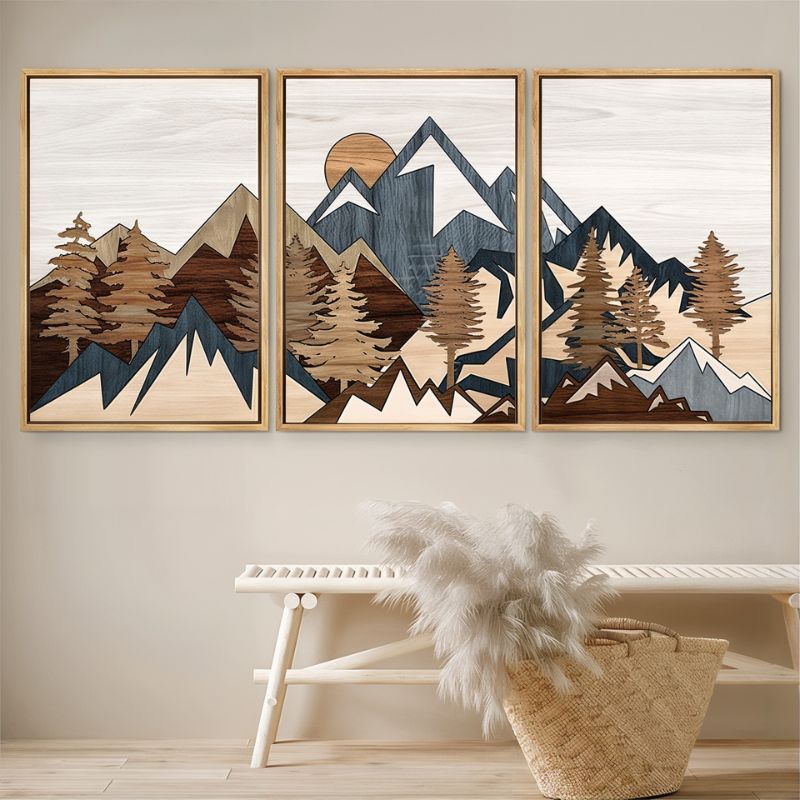 Tableau montagne moderne