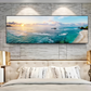 Tableau panoramique plage déco
