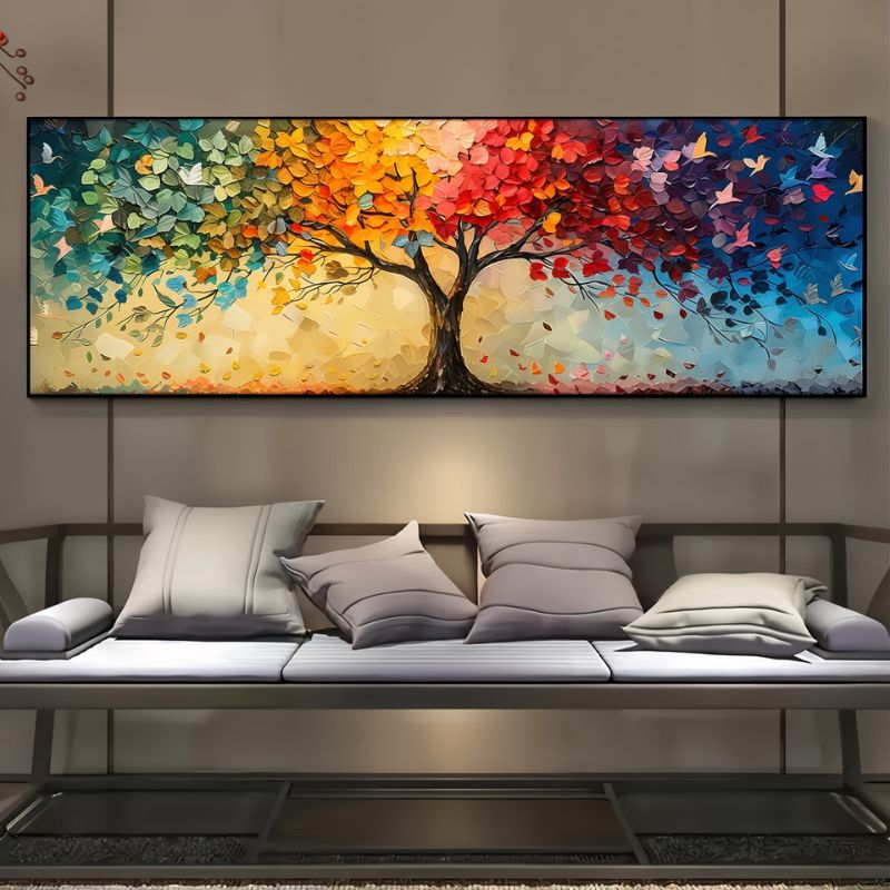 Tableau Arbre De Vie Coloré