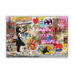 Tableau Art De Rue Pop Art toile et cadre