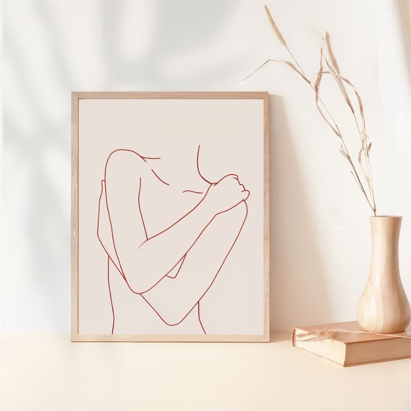 Tableau Femme Minimaliste