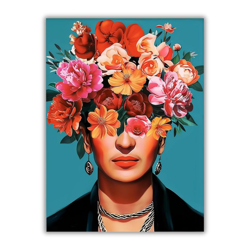 Tableau Frida Kahlo Pop Art toile