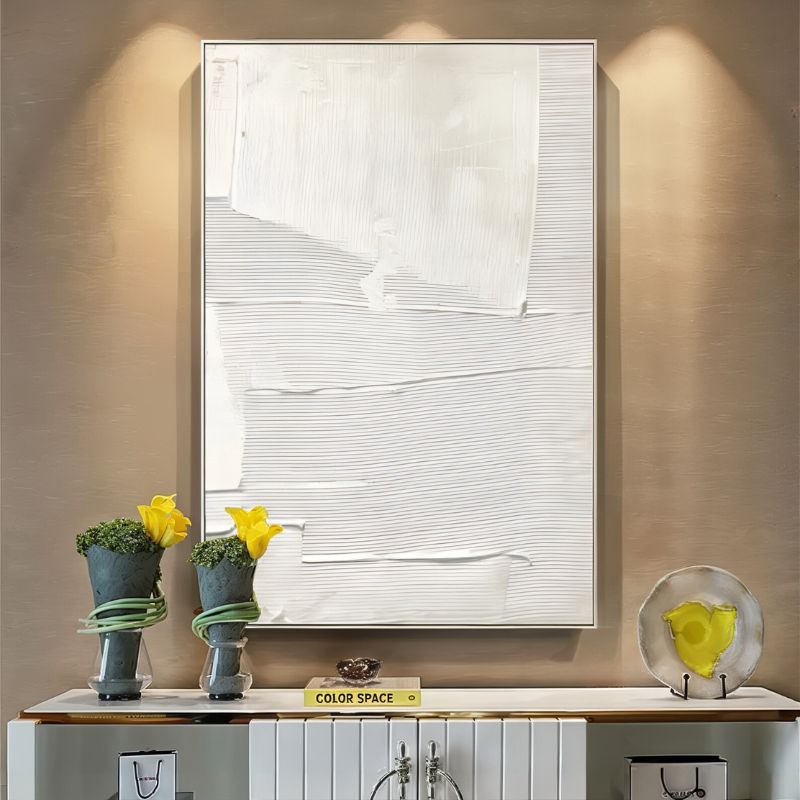 Tableau Minimaliste Blanc