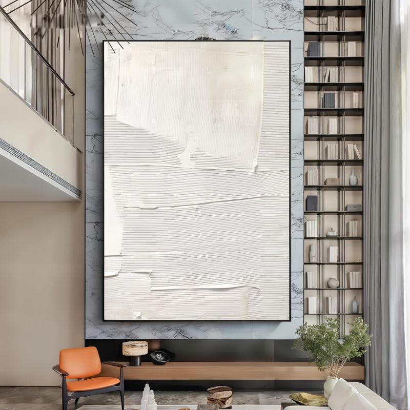 Tableau Minimaliste Blanc