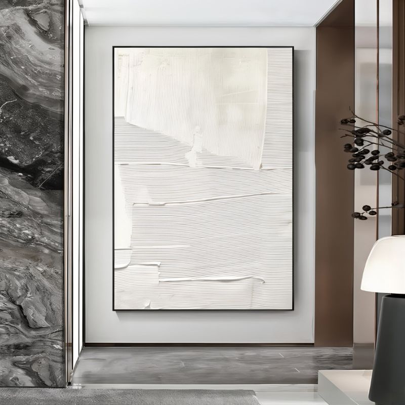 Tableau Minimaliste Blanc