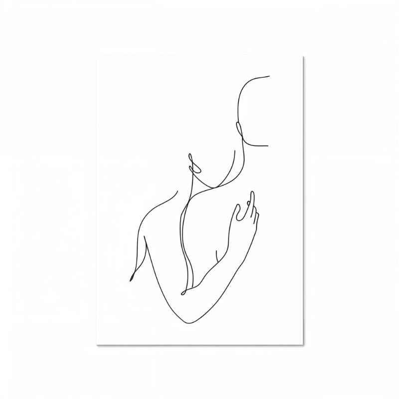 Tableau Minimaliste Couple