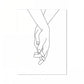 Tableau Minimaliste Couple