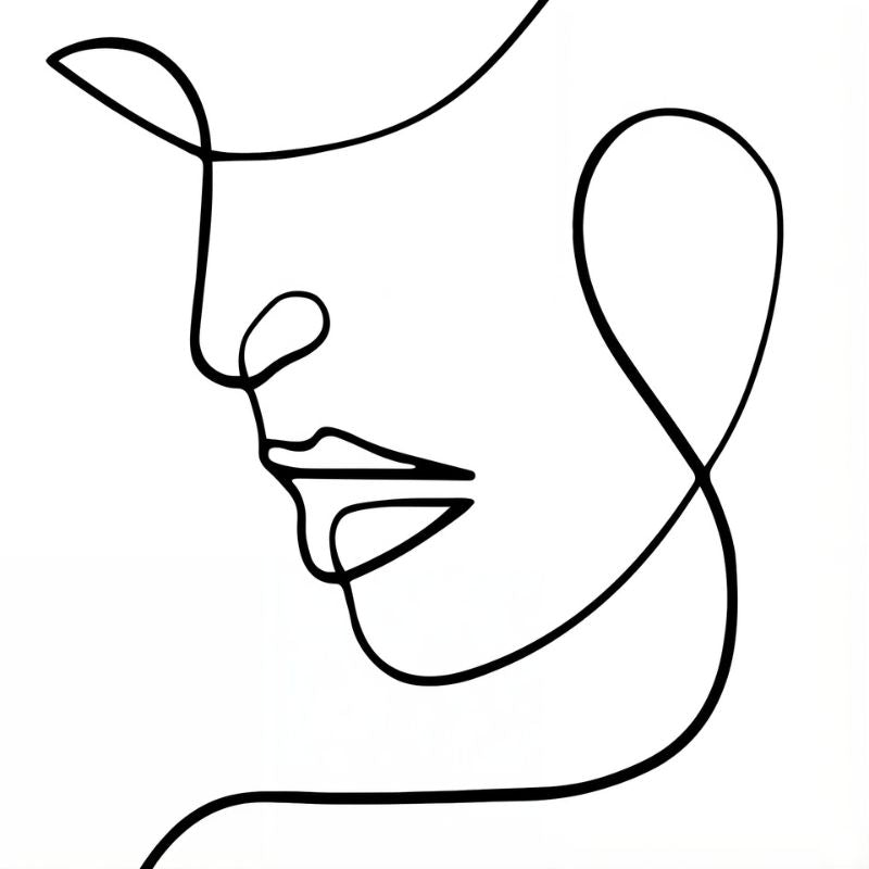 Tableau Minimaliste Femme