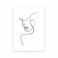 Tableau Minimaliste Femme