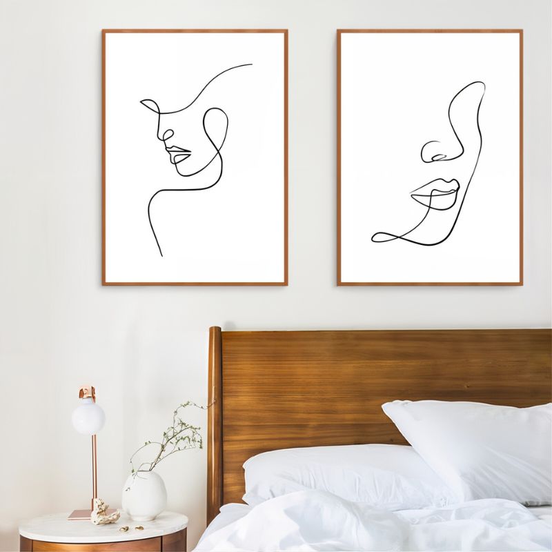 Tableau Minimaliste Femme