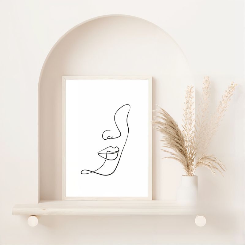Tableau Minimaliste Femme