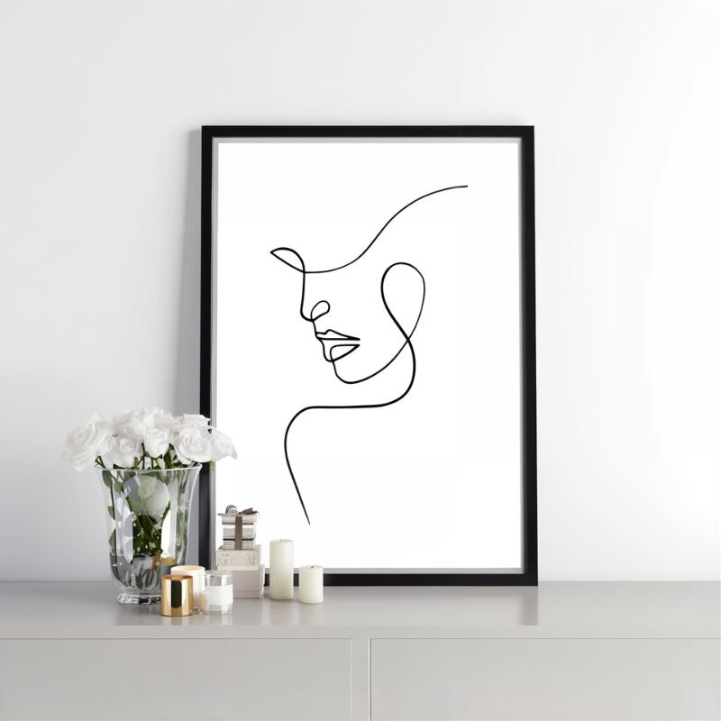 Tableau Minimaliste Femme