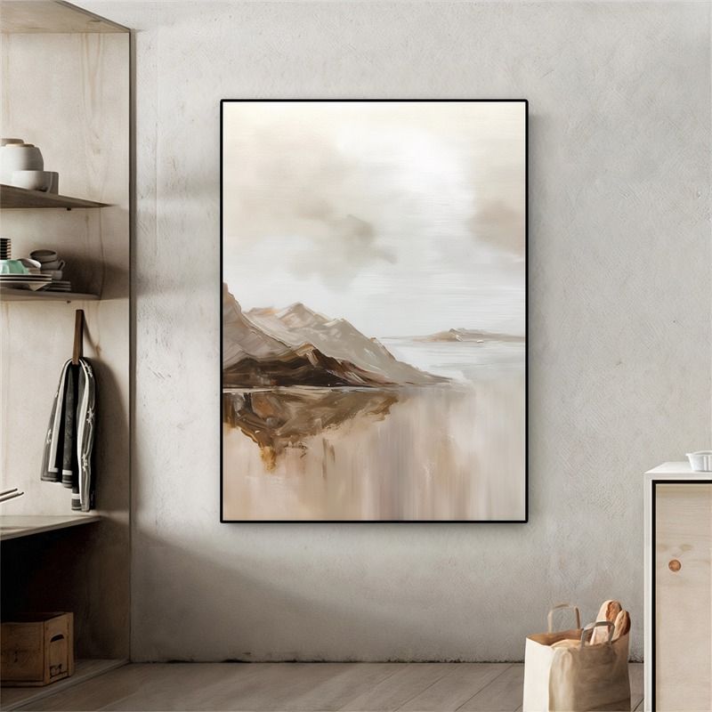 Tableau Minimaliste Montagne