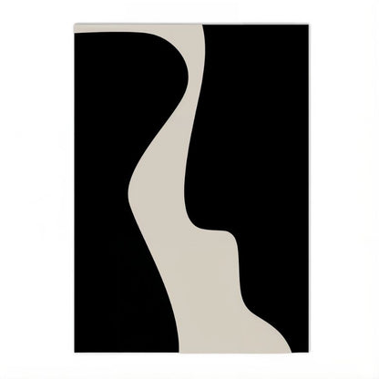 Tableau minimaliste noir