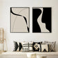 Tableau minimaliste noir