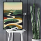 Tableau Minimaliste Paysage