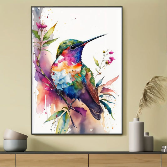 Tableau oiseau coloré