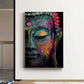 tableau Bouddha Colore cadre
