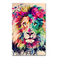 Tableau Lion Coloré